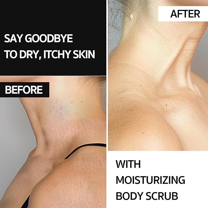 Body Polish, 8oz. - Ocean Mist Scented Body Scrub Exfoliator for Women, Exfoliating Sugar Scrub To Lotion Moisturizer, Gentle Exfoliant for Dry and Sensitive Skin, Handmade in USA