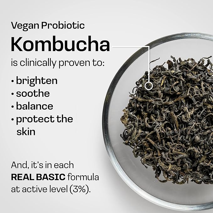 Skin Serum for Skin Hydration with Aquaxyl, Hyaluronic Acid and Kombucha 1 oz. - Skin Serum Hydrating Treatment, Serum for Face Hydrating