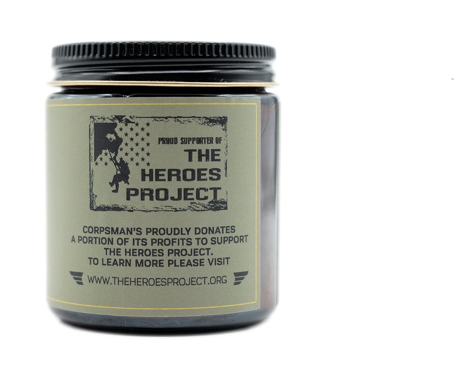 Corpsman's STYLING POMADE | Medium Hold | Neutral Shine | 4 ounce glass jar