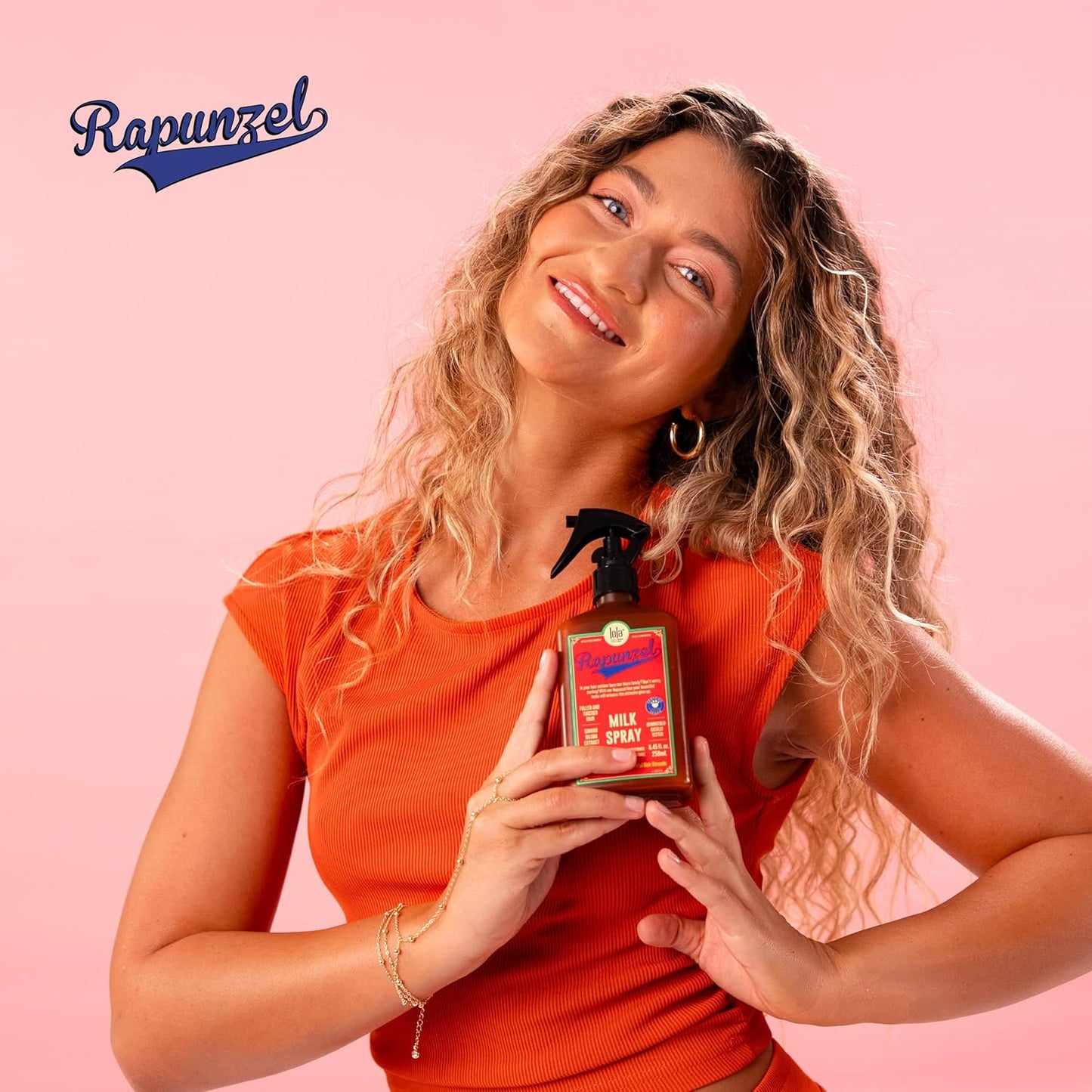 Lola From Rio – Rapunzel Milk Spray for Women – Hydrating Leave-In Conditioner & Detangler – Lightweight Moisturizing Hair Treatment for Dry, Damaged Hair – 8.45 fl oz