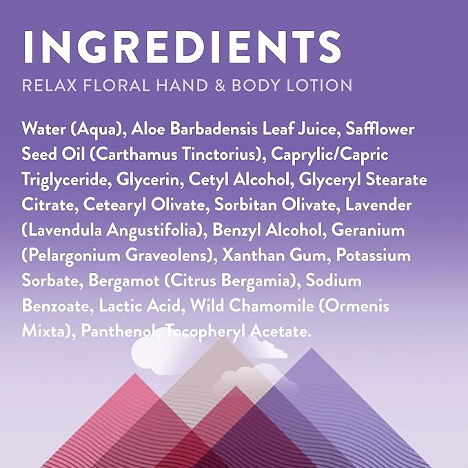 Little Moon Essentials Floral Hand & Body Lotion, Relax, 4 oz.