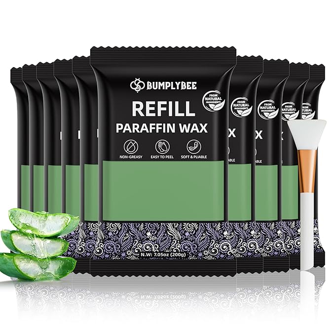 Paraffin Wax Machine for Hand and Feet - 3500ml Hot Wax Hand Wax Machine with 18 Pcs Paraffin Bath Wax, Foot Wax Paraffin Foot Care Kit, Hand Wax Machine, Smooth and Moisturize Hands