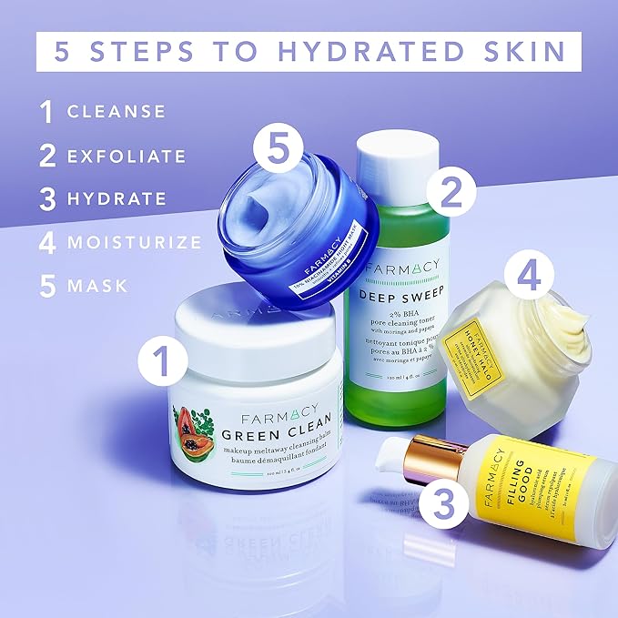 Farmacy Hyaluronic Acid Serum for Face - Filling Good Anti Aging Skin Care + Hydrating Face Serum - Plumping + Smoothing Wrinkle Serum to Visibly Firm Skin for a Youthful Complexion (30ml)