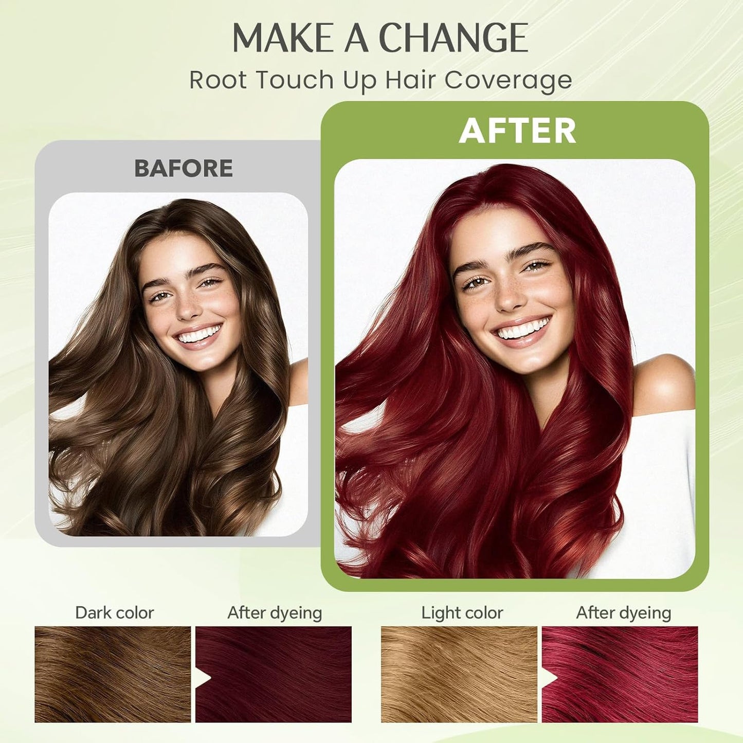 Hair Dye Shampoo 3 in 1, 100% Gray Reducing, Instant Hair Color for Gray Hair Coverage, Natural Shampoo Hair Dye for Women & Men Dark Wine Red Burgundy, Easy To Use & Lasts 3-4 Weeks, 500 ml