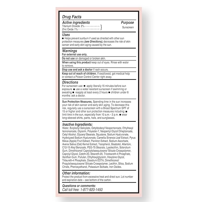 AVYA SPF 40 Sheer Tinted Moisturizer with Hyaluronic Acid & Green Chai – Advanced Ayurvedic Skincare Treatment for Balanced and Brighter Skin/Fair & Light Skintones Shade #1 (0.34oz/10ml)