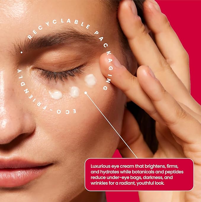 Beauty Self Defense Eye Cream Hydrating Skin-Protective Eye Cream with Silver Citrate & Peptides, 15ml