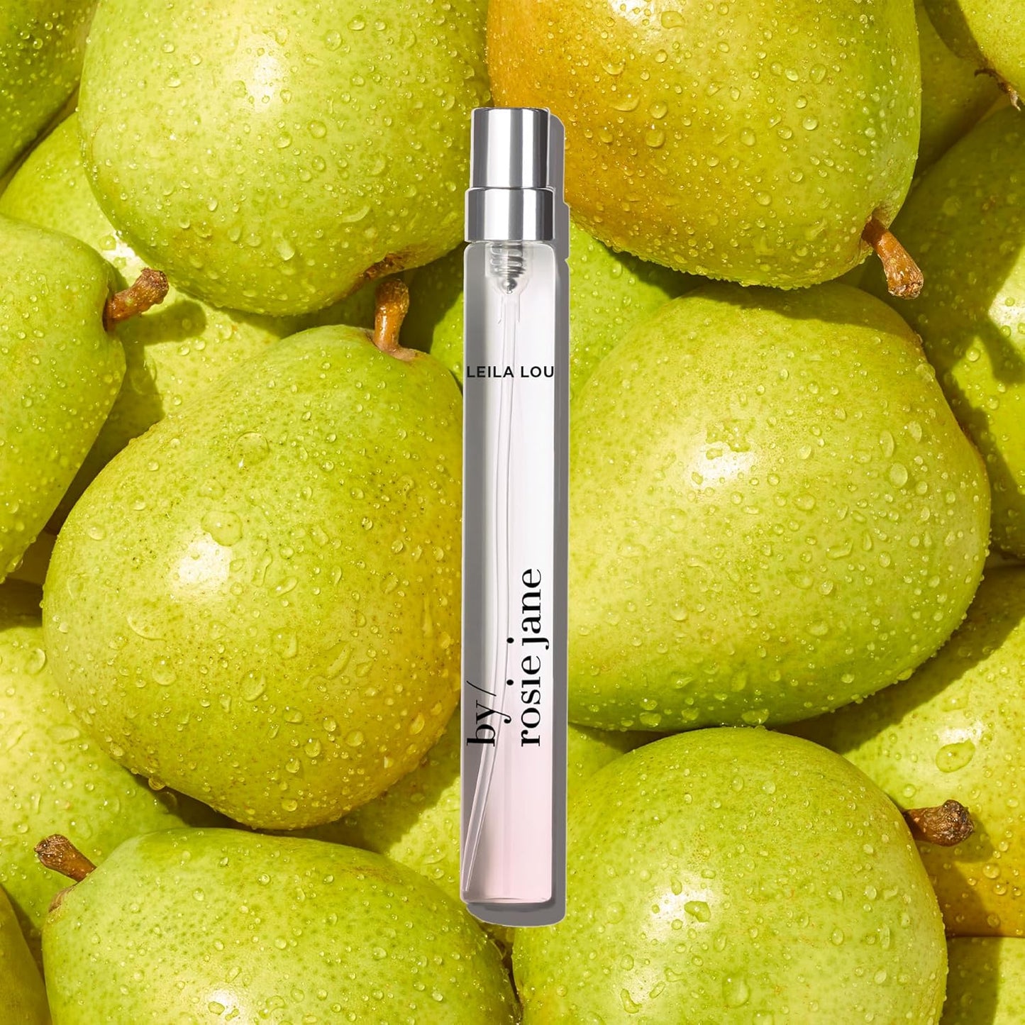 By Rosie Jane Leila Lou Home & Away Bundle – Leila Lou Eau De Parfum 50 ml + Travel Spray 10 ml – Fruity Floral Clean Perfume with Pear, Jasmine & Fresh Cut Grass