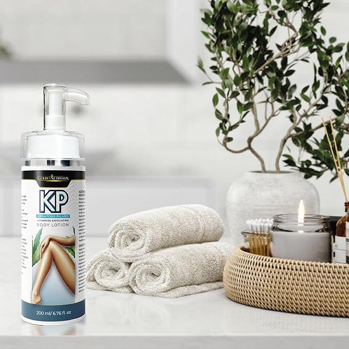 Smoothing & Hydrating KP Lotion, Exfoliating Moisturizer for Rough, Bumpy Skin, AHA & BHA Formula for Keratosis Pilaris 6.76 fl oz