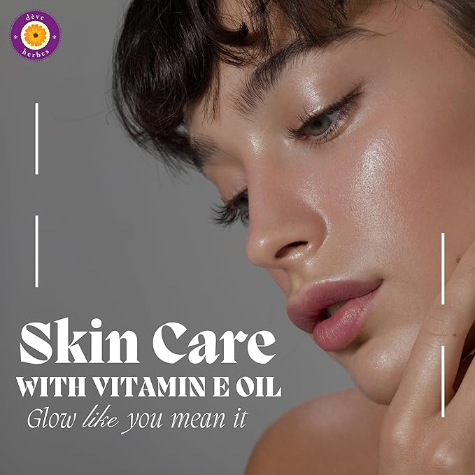 Dev Herbes Top Ratings Natural Therapeutic Grade Cold Pressed Oils (Vitamin E (30ml), 30ml (1.01 Ounce) with Plastic Euro Dropper)