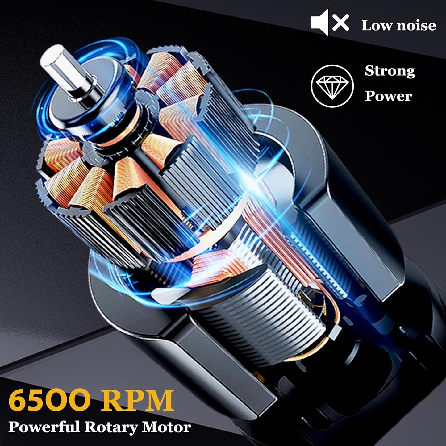 KEMEI Hair Trimmer for Men, Zero Gapped Cordless Hair Clippers Beard Trimmers with T Blade, Rechargeable Barber Clippers with LED Display, Blue