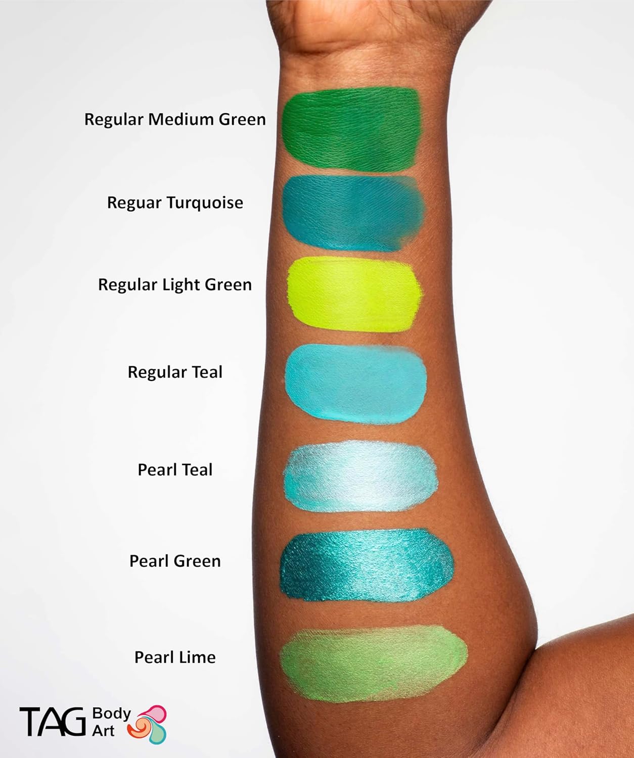 TAG Face and Body Paint - Regular Light Green 32gm