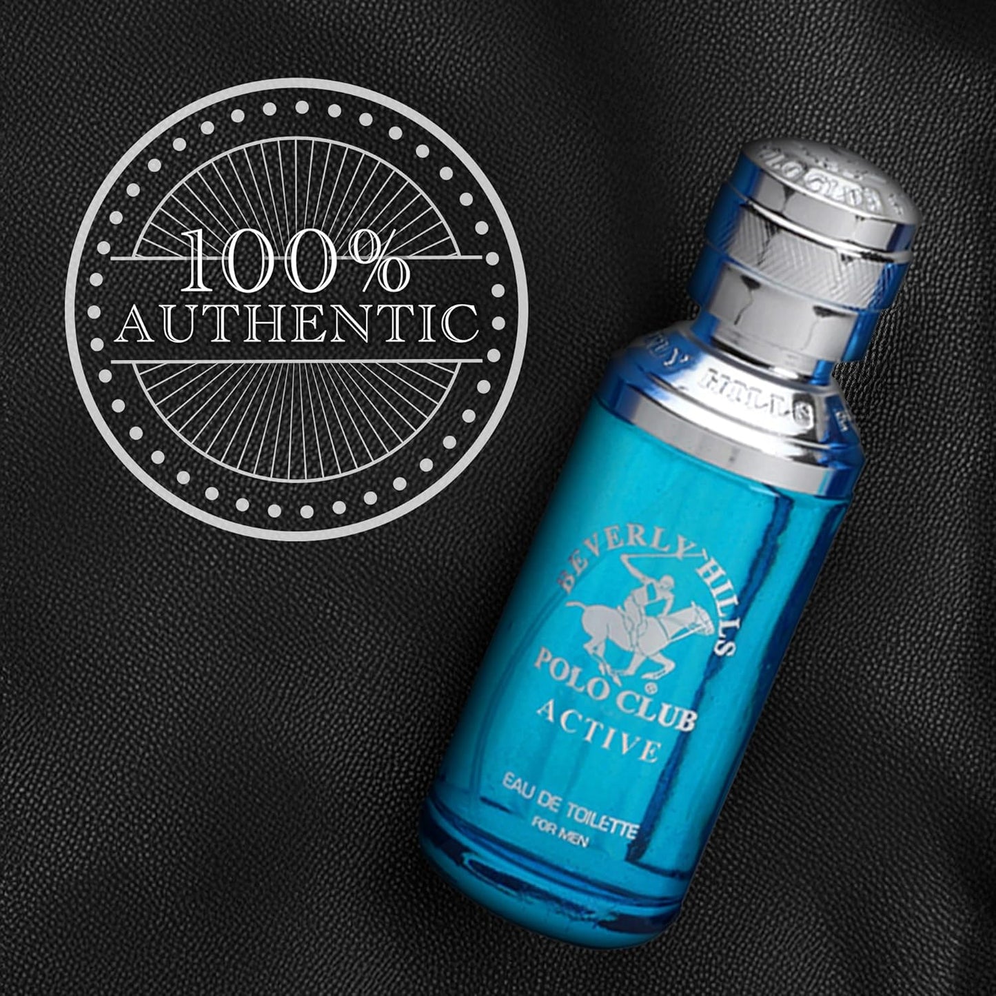 Beverly Hills Polo Club ACTIVE - Cologne for Men with Notes of Citrus - Fresh & Sporty Fragrance Scent - Eau De Toilette Spray 3.40fl.oz / 100ml