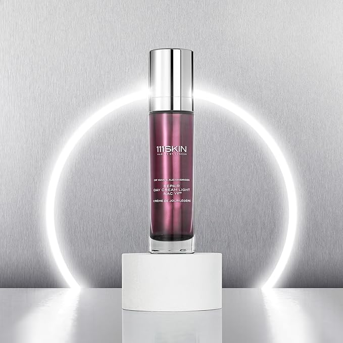 111SKIN Repair Day Cream Light NAC Y2 I Reinforces Skin Barrier I Fights Free Radicals| Combats Early Signs of Aging (1.69 fl oz)
