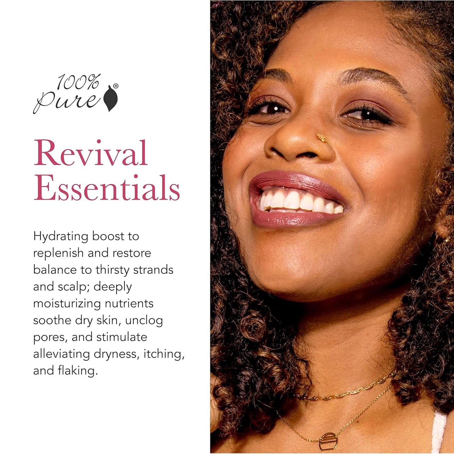 100% PURE Healthy Scalp Conditioner Purifying Burdock & Neem for Dry Damaged Hair Replenishing Itchy Flaky Scalp Hydration for Women & Men - 16 Fl Oz