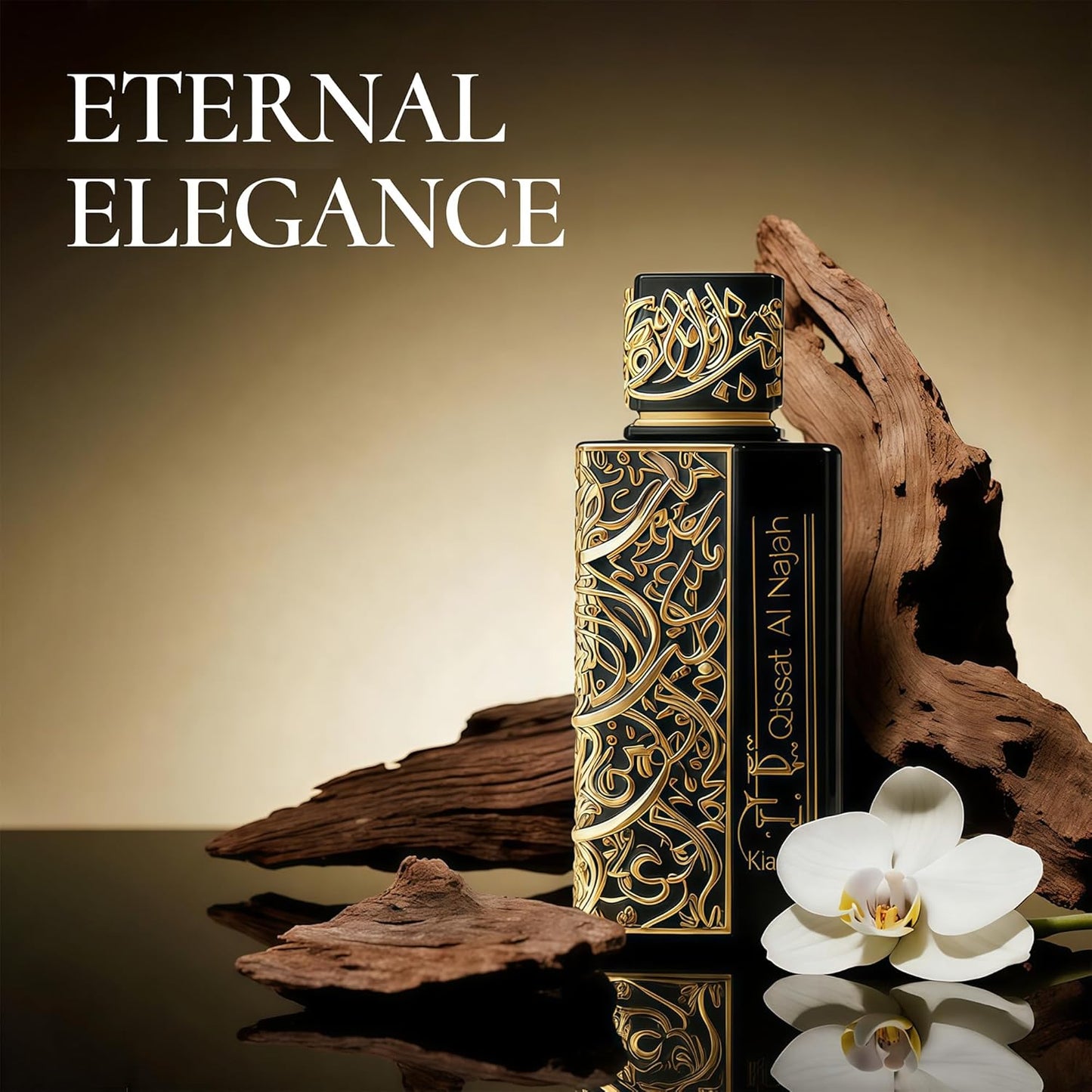 QISSAT AL NAJAH KIAMICH Cologne for Men | Premium Lavender & Oud Eau de Parfum | 100ml Long Lasting Perfume with Geranium & Frankincense | Fresh Woody Spiritual Scent