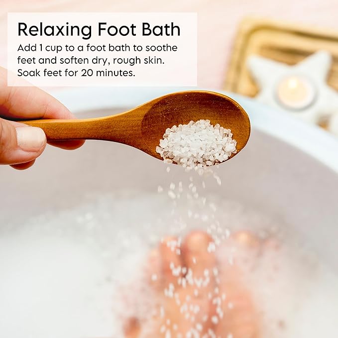 Epsoothe 2.2 Lbs Epsom Salt Bath & Foot Soak and Scrub | Pure & Natural Magnesium Sulfate USP | Soothes Muscles & Joints, Enhances Well-Being (5 Pack)