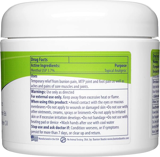 Bunion Balm 2 Step Soothing Bunion Kit. Natural Daytime Hallux Valgus Comfort Cream & Nighttime Moisturizing & Healing Lotion for Aching Bunions & Dry Cracked Skin