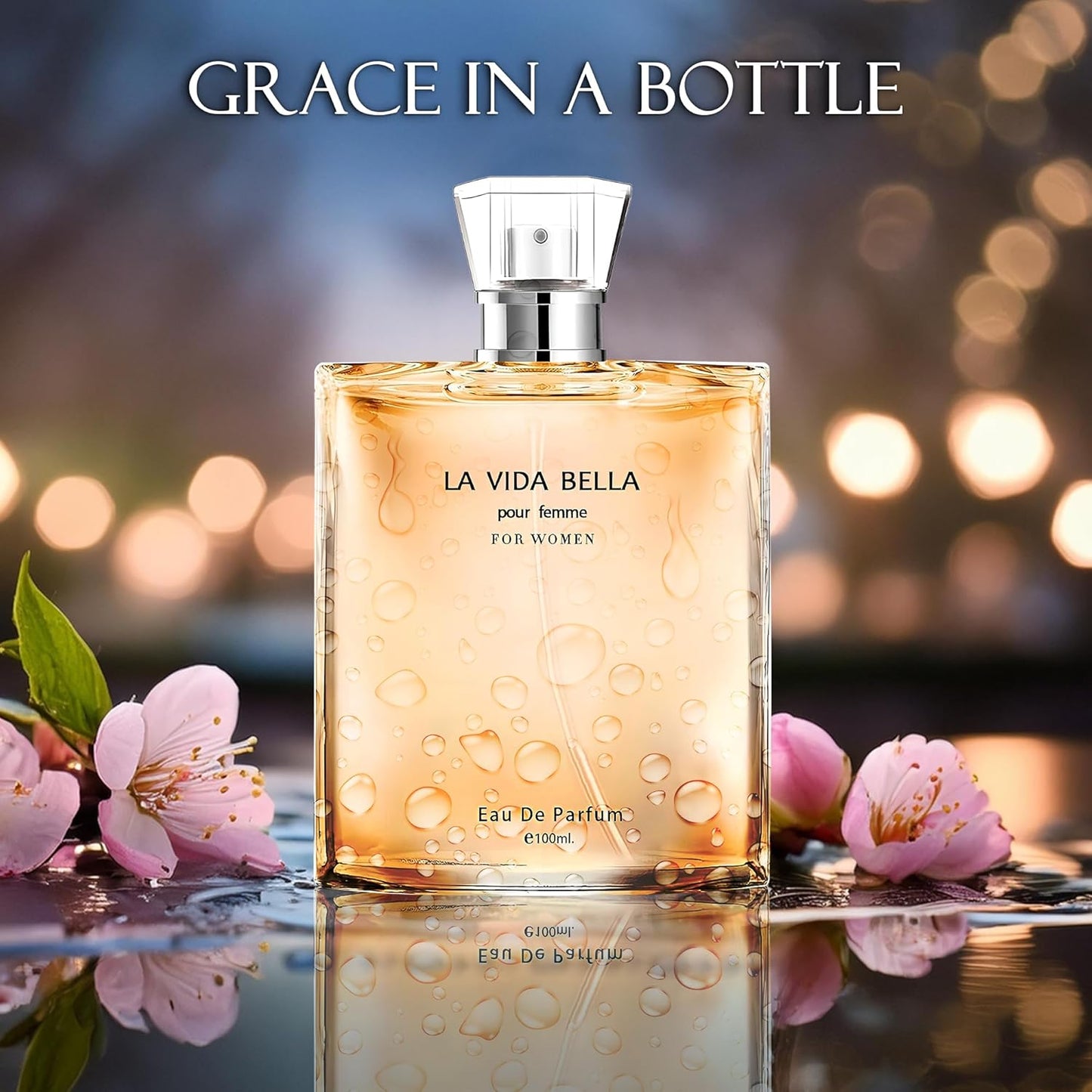 Women Perfume 2PCS Combo La Vida Bella/KA Eau De Parfum Long Lasting Fragrance 3.4 Fl Oz Spray Each for Daily Used