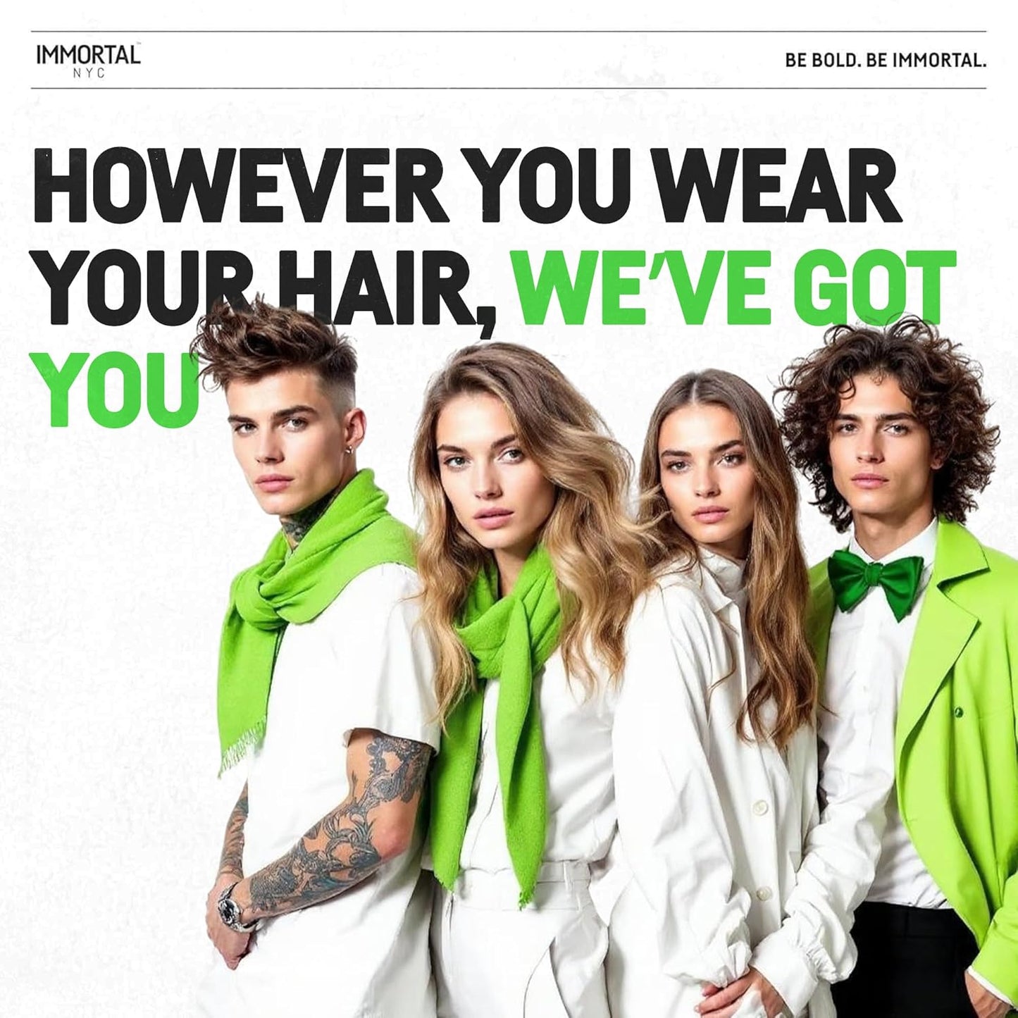 Immortal NYC Re-Form Original Pomade – Medium Shine & Strong Hold - Men's Water-Based Hair Balm - Vegan Styling Cream with Biotin, Keratin & Panthenol for All Hair Types