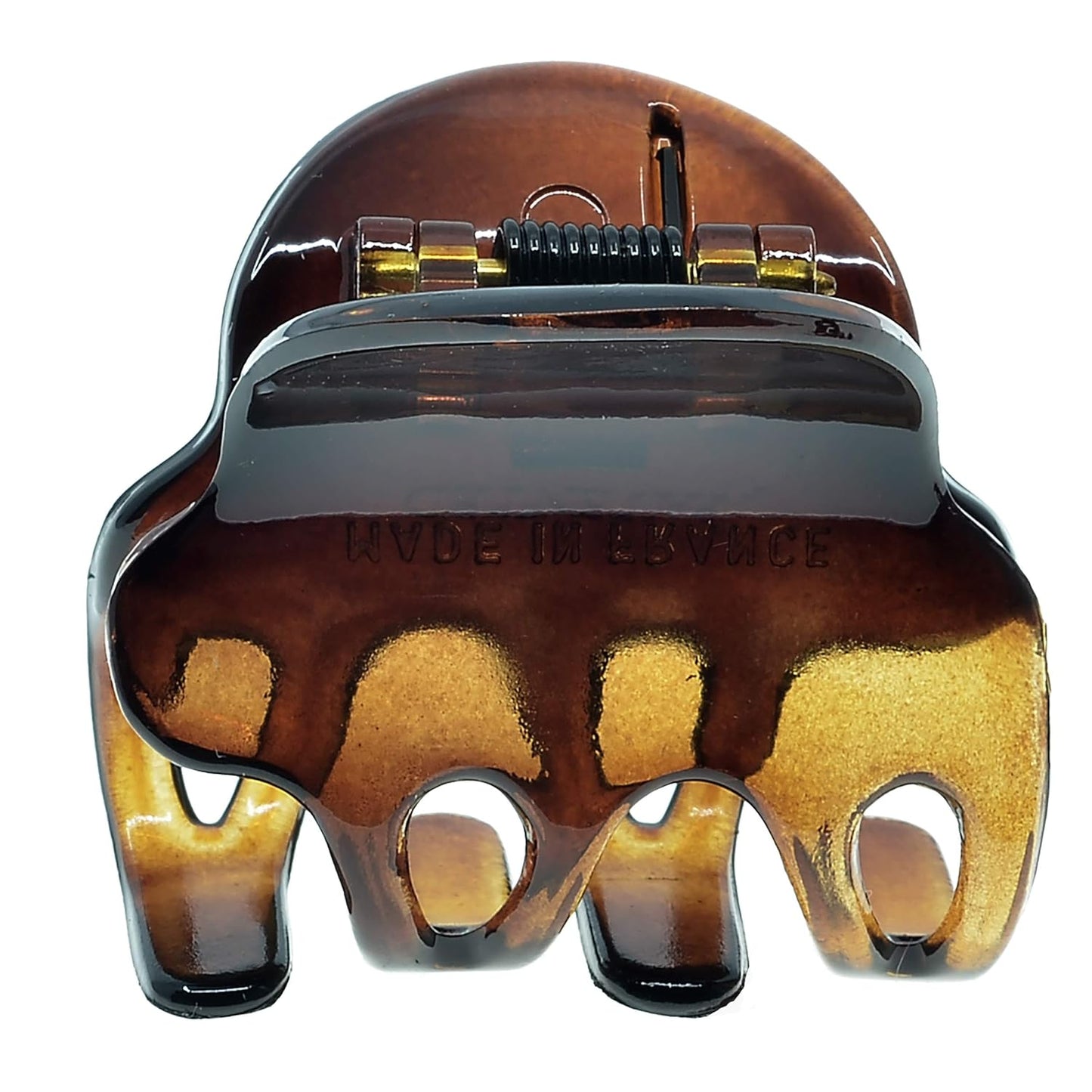 Camila Paris NV36 French Hair Clip for Women, Set of 2 Small Tortoise Girls Hair Claw Clips Fashion Durable Hair Accessories for Women, Luxury Ladies Strong Hold No Slip Grip Clamp, Made in France