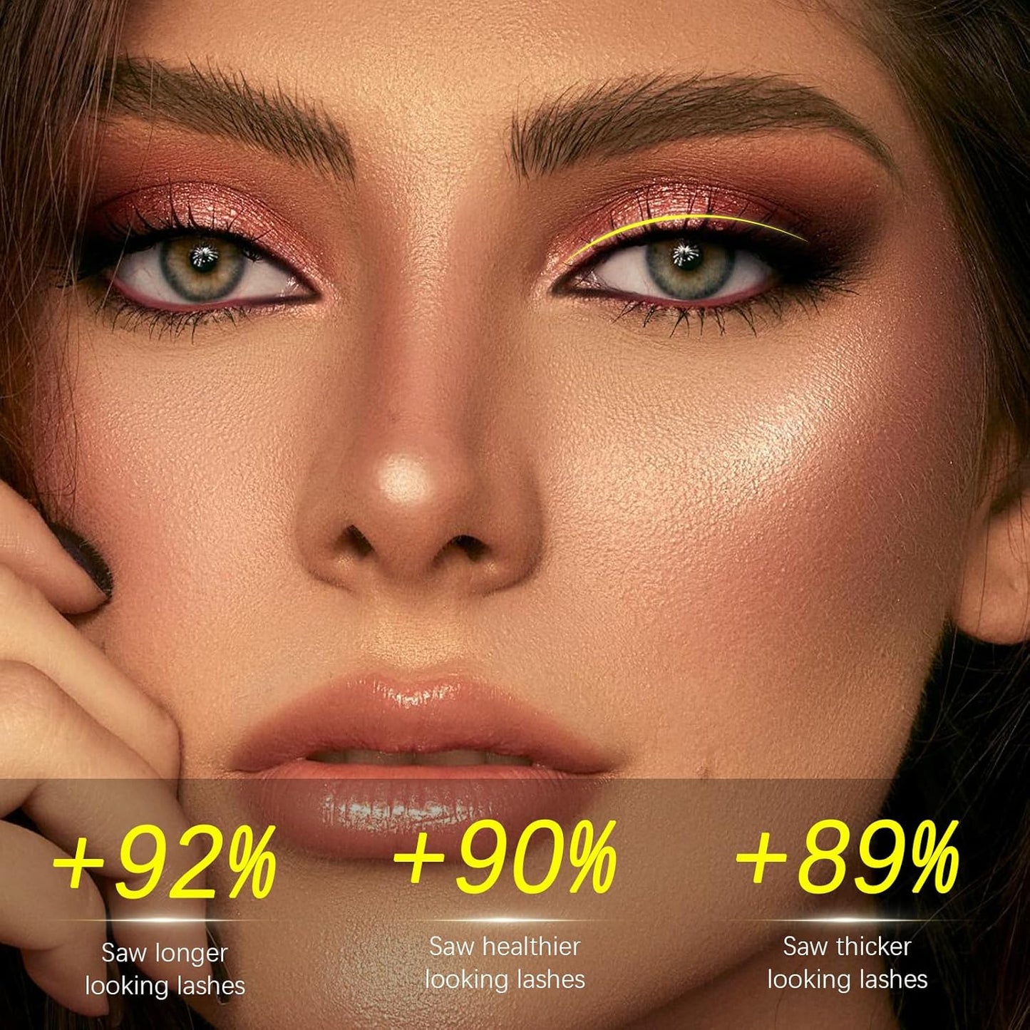 Eyelash growth serum and thickness 5mL,Eyelash serum to Grow lashes-Volumizing Lash Serum for Eyelash Growth Longer-Thicker Enhancing With Natural Formula,Vegan & Cruelty-Free for Sensitive Eyes