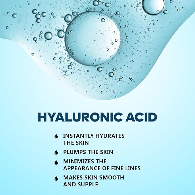 Anti-Aging Face Serum. Hyaluronic Acid, Vitamin C, Retinol, Vitamin B3 1,7 fl.oz (50ml) Firms the Skin and Reduces fine lines Wrinkles, deep and lasting hyper-hydratation