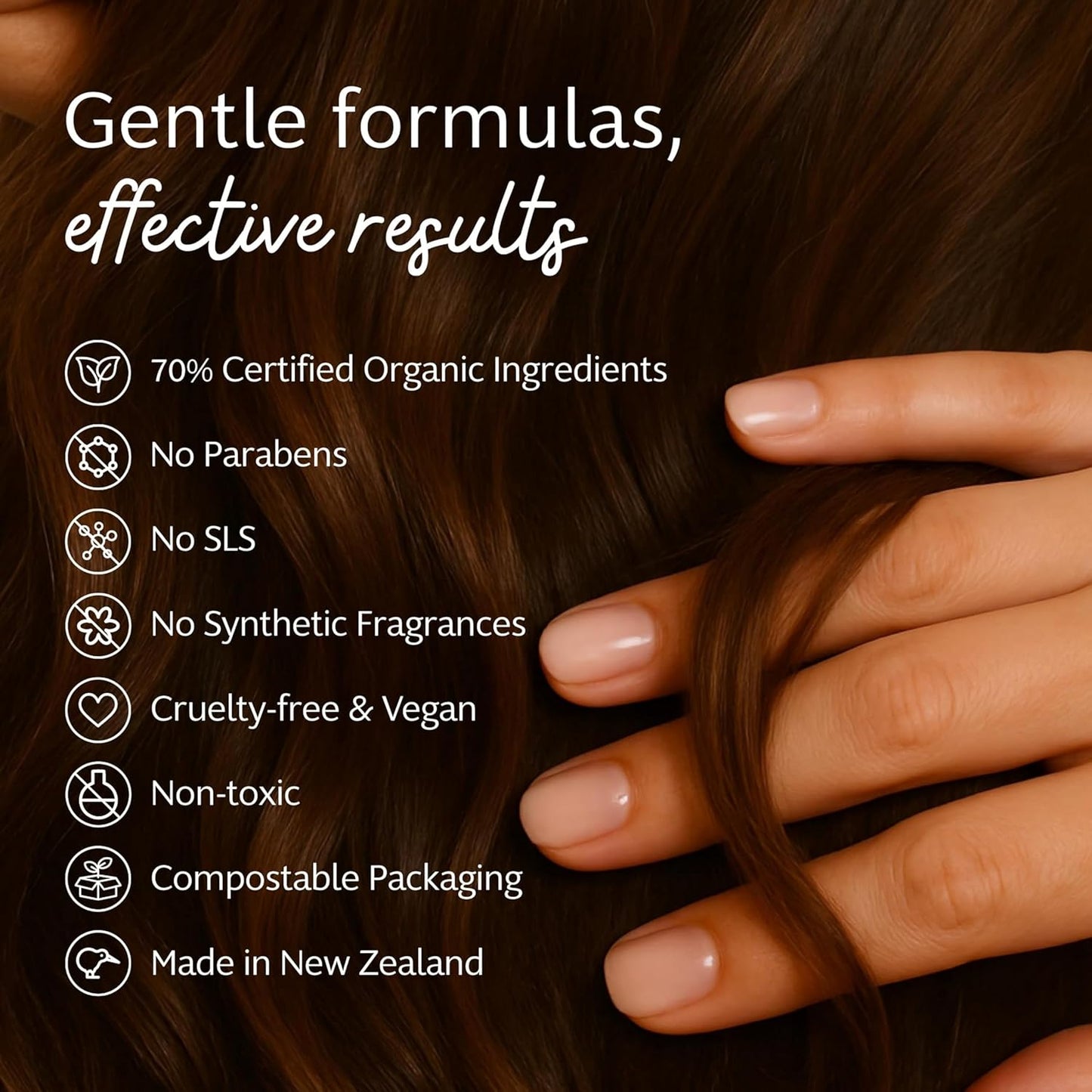 Slo | Natural Dry Shampoo Powder For Dark Hair - All Natural Ingredients, Vegan & Cruelty Free, Talc-Free Blend, Paper Packaging | Wild Orange + Cacao, (1.23oz/35g)