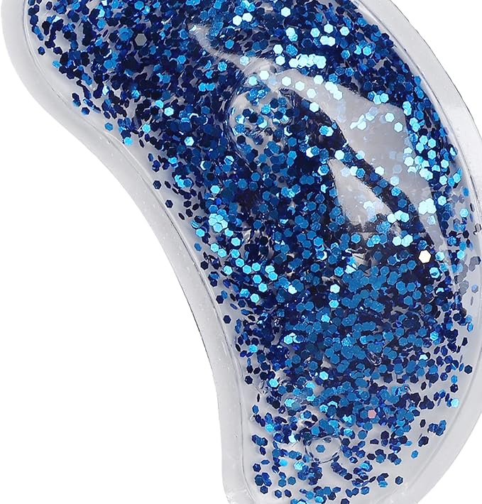 Eye Gel Ice Pack, Reusable Gel Eye, Eye Cooling Pad Hot Cold Eye Patch, Under Eye Patches to Relieve Tired Eyes, Dark Circles(Blue)