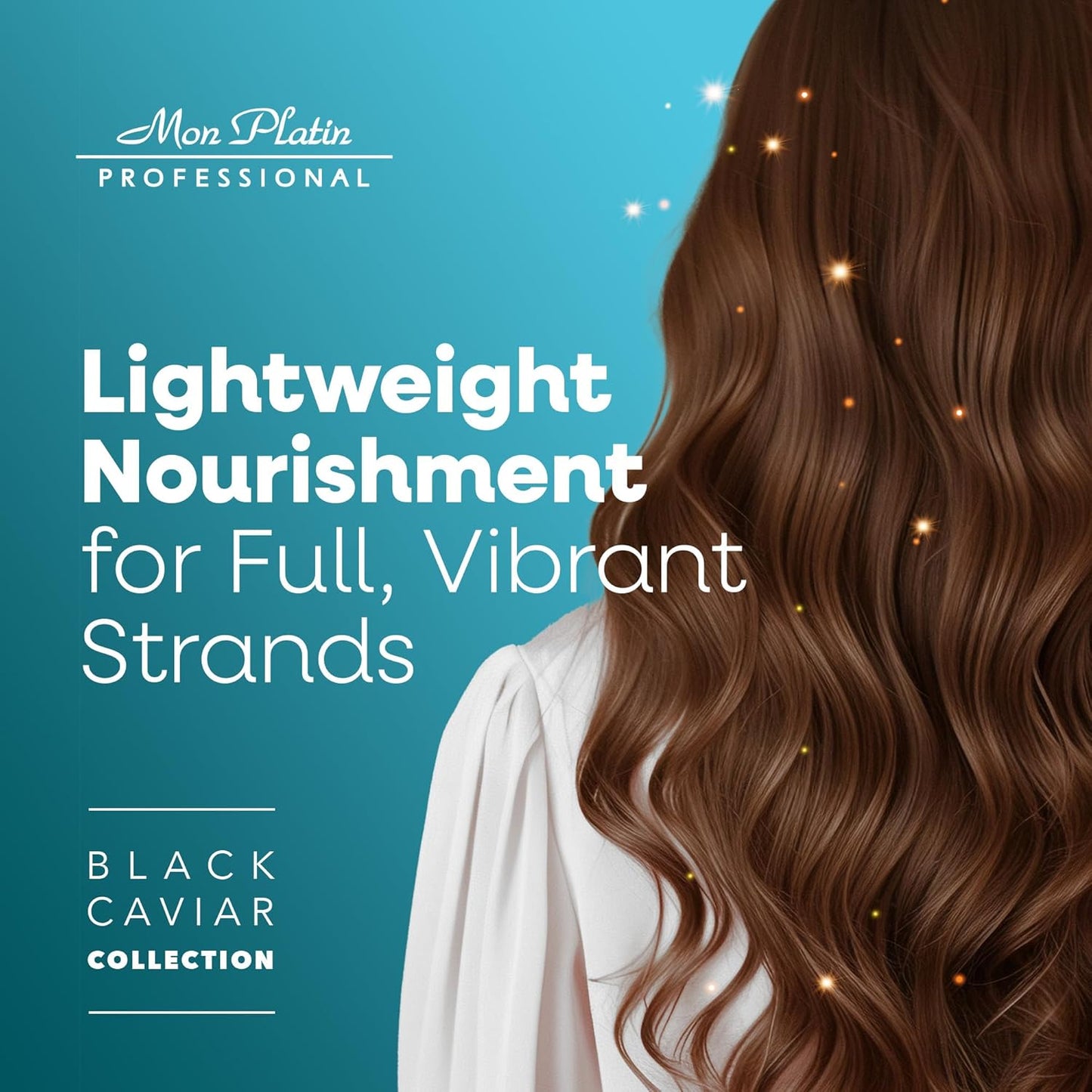 Mon Platin Professional Black Caviar Volumizer Hair Shampoo - For Fine, Thin, Fragile Hair - Enriched with Black Caviar, Hair Shampoo for Damaged hair, Volume Shampoo, SLS/Salt Free 500ML