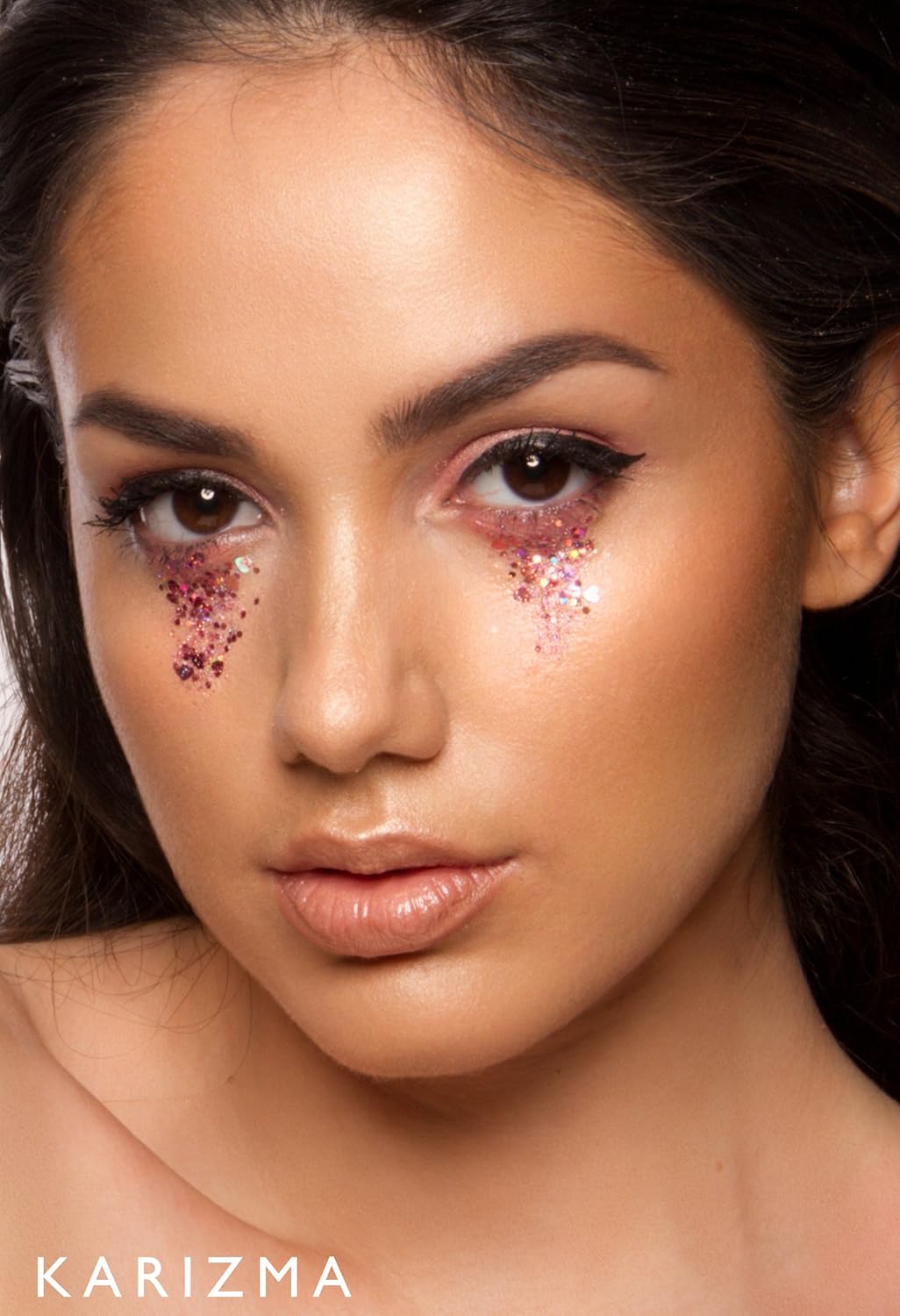 KARIZMA Self Love Heart Glitter. 10g Chunky Face, Hair, Eye, Body for Women. Rave, Festival Accessories, Cosmetic Makeup. Loose Set