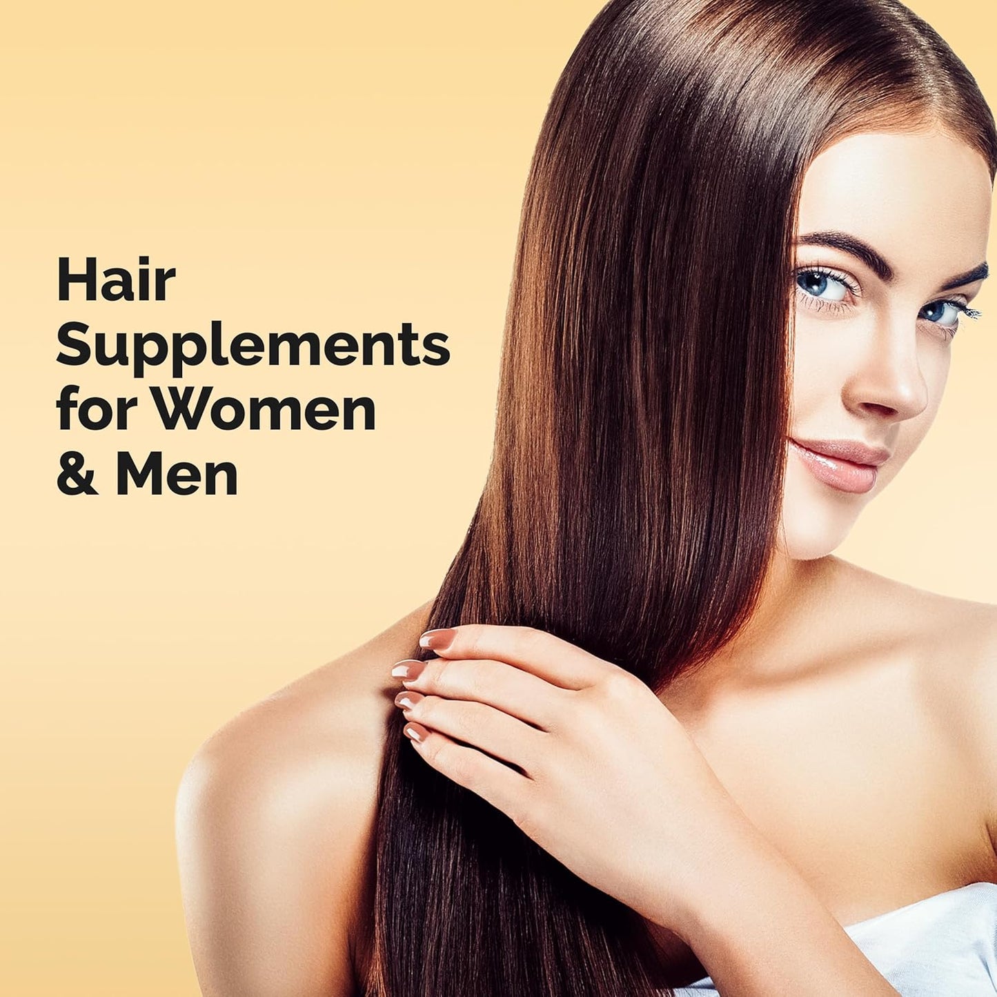 Hair Rush | Maxx Hair Growth & Anti Hair Loss Nutrient Solubilized Keratin Vitamin Supplement, 60 Tablets.