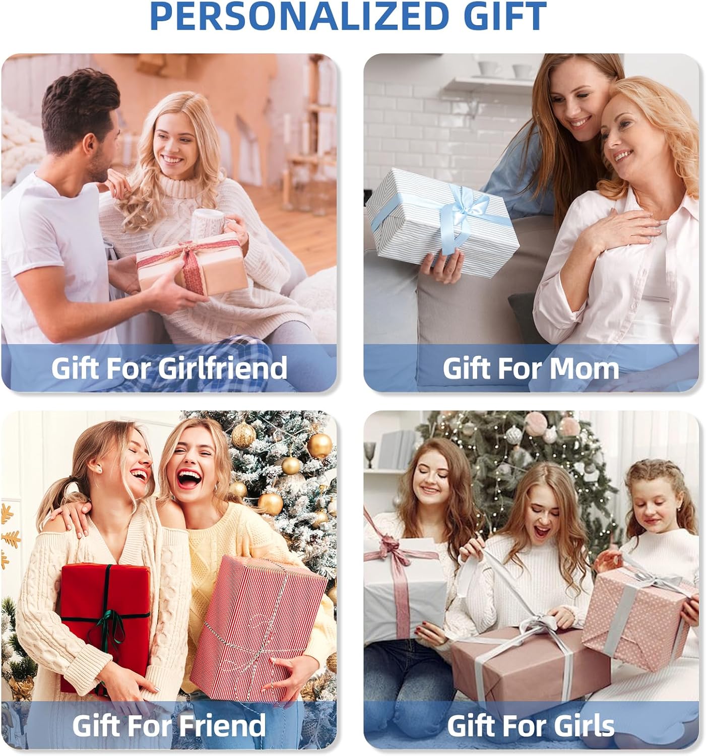 Gifts for Teen Girl, Initial Travel Duffle Bag, Personalized Women Weekender Overnight Bags, Gift for Daughter Kid Girl Wife Friend（Black,E)