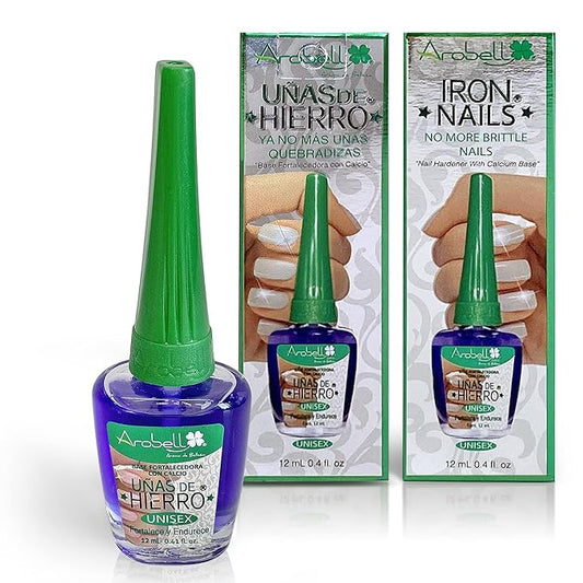 Nail Strengthener Iron Nails Nail Hardener for Damaged & Brittle Nails Clear Nail Polish for Growth & Protection