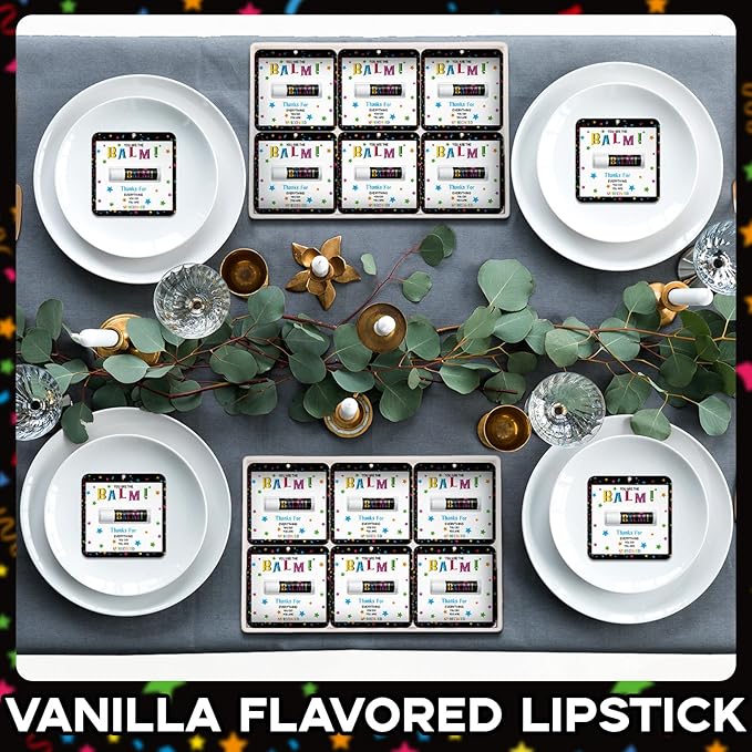 90 Pack Teacher Appreciation Gifts Bulk Lip Balms Employee Staff Team Thank You Gifts Nurse Volunteers Pastor Appreciation Party Gifts Favors for Women Men Coworkers Club You're the Balm