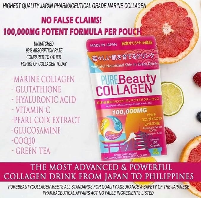 100,000mg Marine Collagen Powder Mix