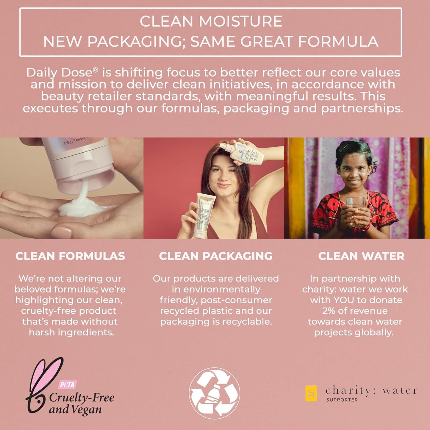 DAILY DOSE (2Pack 6oz Deep Conditioner Hair Mask/Masque - Treatment for Dry, Damaged & Colored Treated Hair - Paraben Free, Phthalates Free, Vegan & Cruelty Free - for All Hair Types