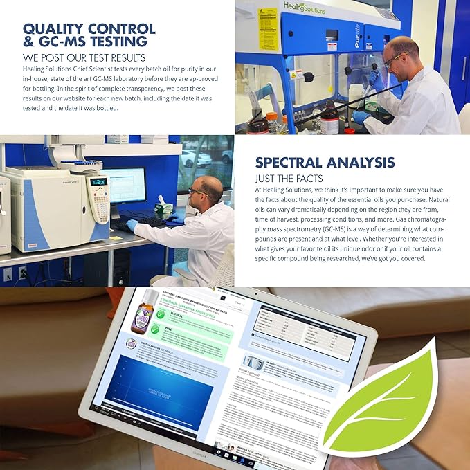 Healing Solutions Pure Bay Leaf Essential Oil, Organic & Undiluted, 0.33 oz (10ml) - for Hair, Diffuser, & Skin