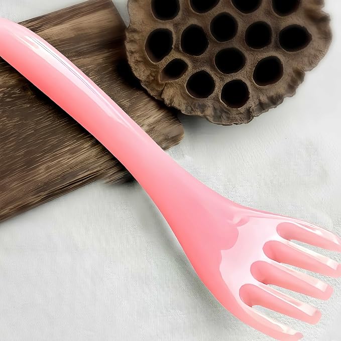 3 Pack Manual Head Massager for Scalp & Neck Relaxation - Resin Hair Massage Comb for Stress Relief, Lymphatic Massage, Handheld Ergonomic Scalp Comb by ENBRWAS