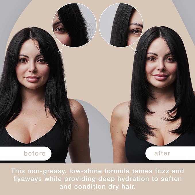 CRVFT Daily Leave-in Conditioner for Women [OIL] | Hair Serum/Moisturizer | For Dry and Damaged Hair | Anti Frizz Argan Oil Serum Scented [3.38oz]