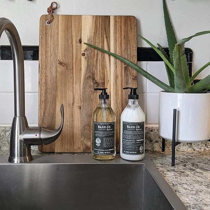 BARR-CO. Reserve Scent Shea Butter Lotion, Earthy Tobacco Scent with Woody Notes, Shea Moisturizing Lotion for Sensitive Skin, 16 fl oz