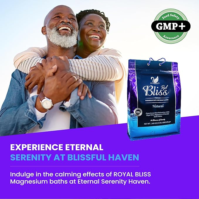 Magnesium Bath & Foot Soak Flakes, Epsom Salt Alternative, High-Absorption Minerals, Natural Salts for Relaxation, Wellness & Muscle Relief, Ideal for Soaking, Recovery, and Stress Relief 10 LB