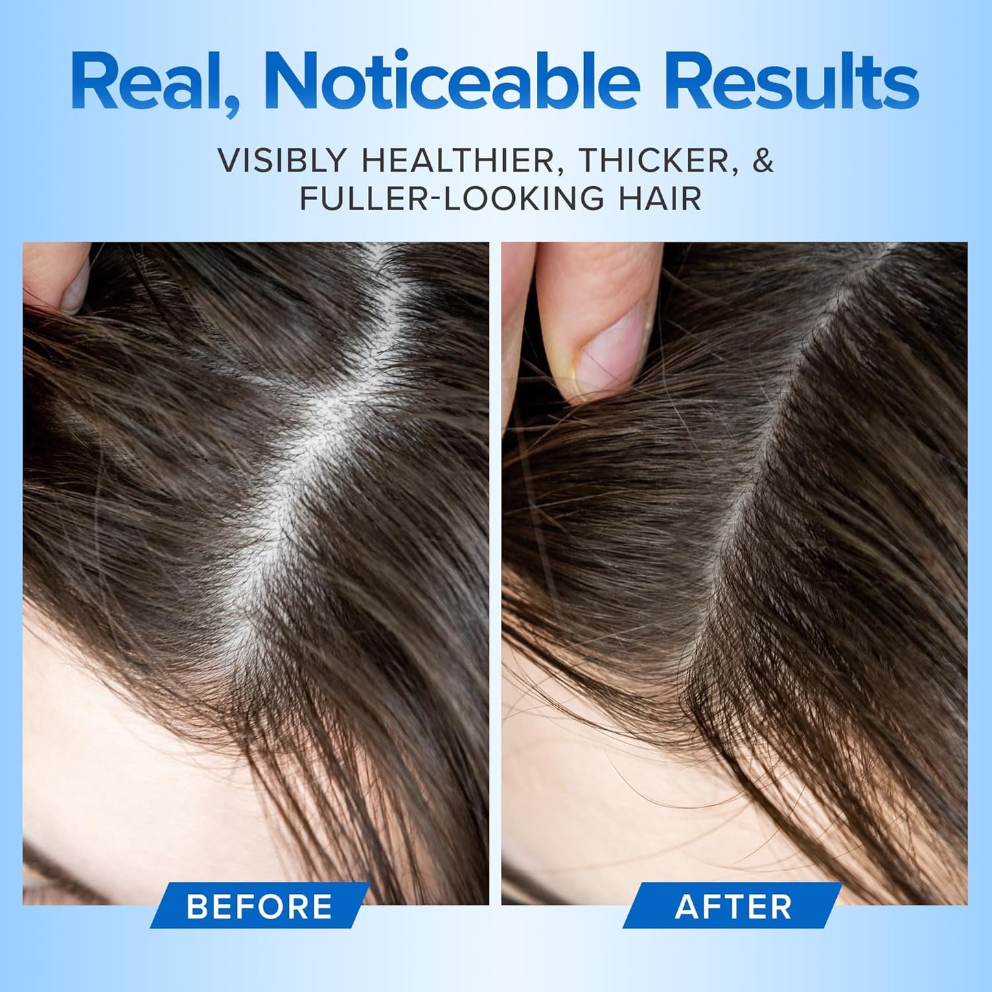 Hair Growth Shampoo for Thining and Hair Loss - Sulfate Free for Men and Women - Shinier, Volumizing and Thickening Shampoo for Color Treated Hair with Aloe Vera (16oz)