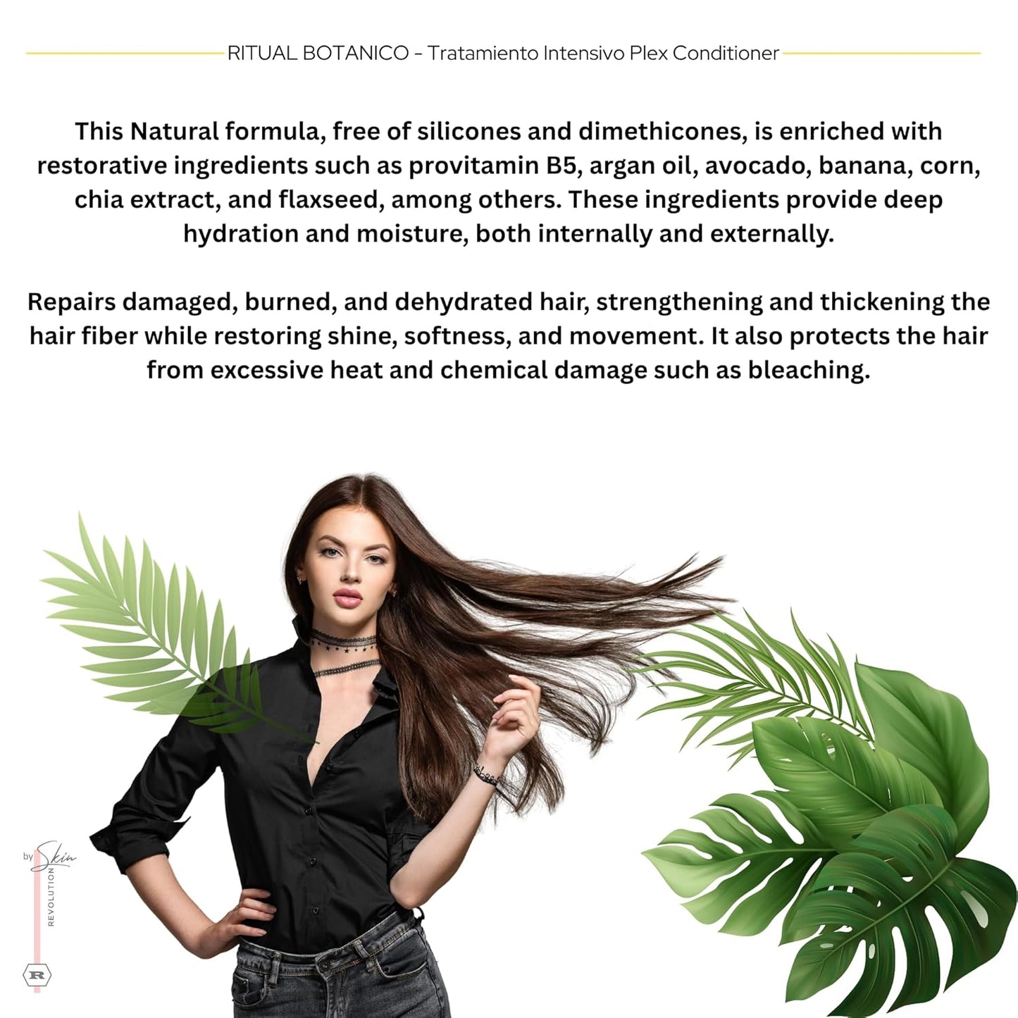 Aftercare for Ritual Botánico Keratina Orgánica | Treatment to Straighten, Repair and Relax Hair | Natural, Organic & Vegan | Product of Colombia | Tratamiento Plex, 400 ml/13.52 Fl Oz (2 Count)