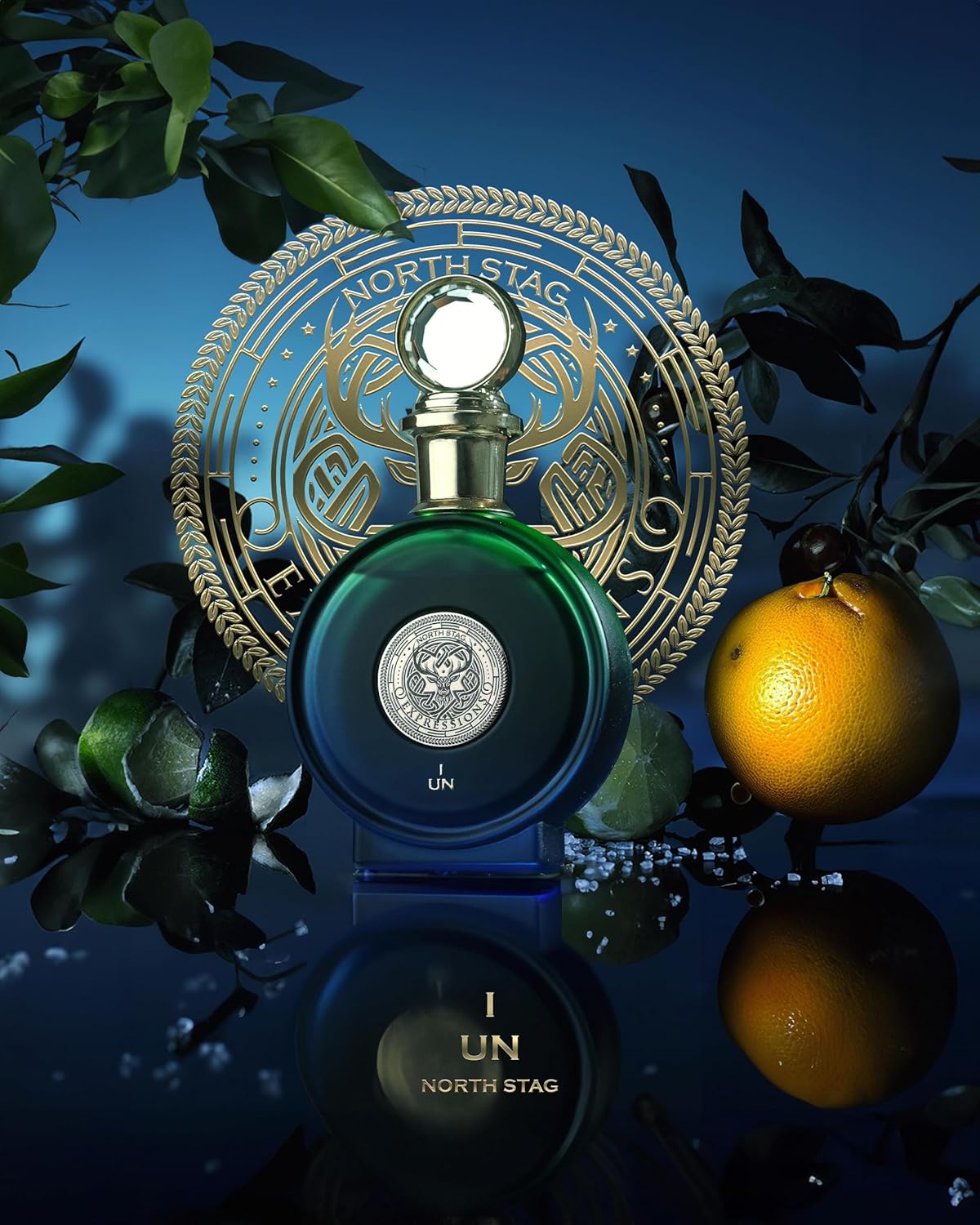 Paris Corner | North Stag Expressions I UN Extrait de Parfum 100ml | Luxury Perfume for Men | Bold & Sophisticated Scent with Pineapple, Cucumber, Patchouli, Musk & Vanilla | Premium Perfume Spray