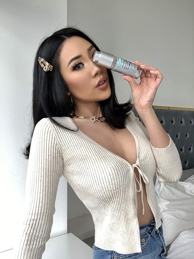 Shine Drops Smoothing Serum, 1 Oz | Shine Enhancer for Dry, Damaged Hair & Skin | Anti Frizz Control & Radiance & Luminosity Enhancing Serum with Organic Jojoba Oil