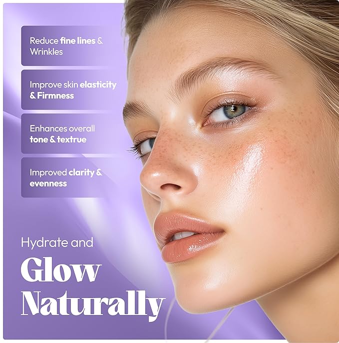 Bakuchiol Retinol Serum Alternative - Dream Moon Anti Aging Serum with Hyaluronic Acid, Schisandra, Peptides & Jojoba, Reduces Fine Lines & Wrinkles, Hydrating Face Moisturizer, All Skin Types, 1 oz
