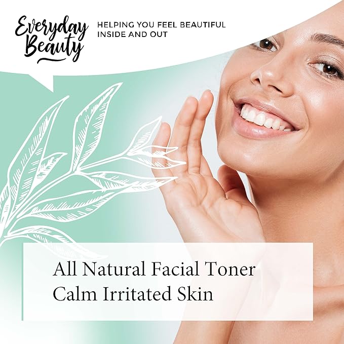 Tea Tree Water Facial Toner - All Natural Hydrating Spray Mist for Face and Hair - 100% All Natural Tea Tree Water Hydrosol 4oz with Fine Mist Cap