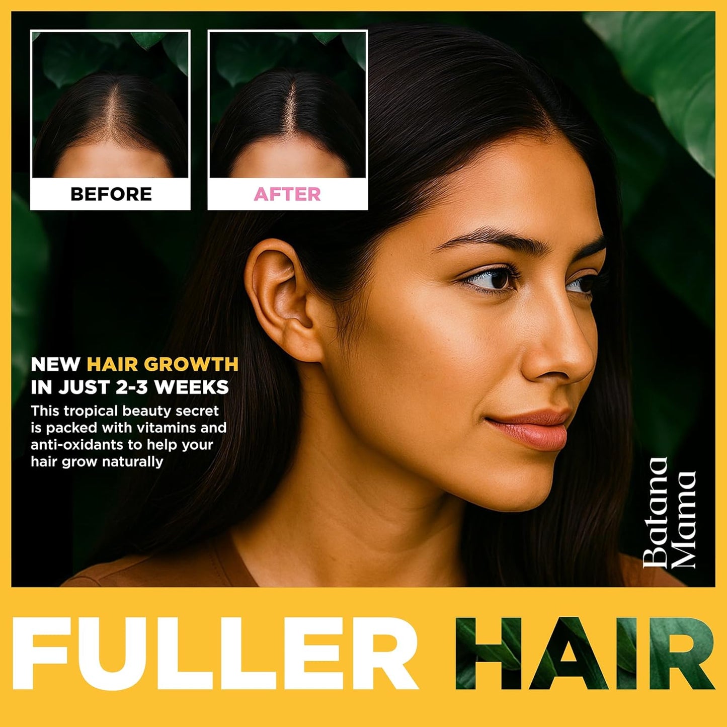 Cold-Pressed Batana Oil for Hair Growth, 100% Pure & Organic, No Burnt Smell, Hair Mask from Honduras, Fade Stretchmarks, All Natural