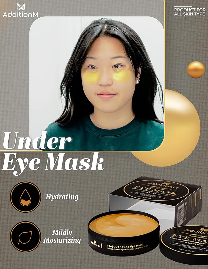 Under Eye Mask (60 Pcs) for Dark Circle & Puffiness Reduction, Valentines gift, Hyaluronate Anti-Wrinkle Gel Patch for Eye bags, Under Eye dryness improvement mask