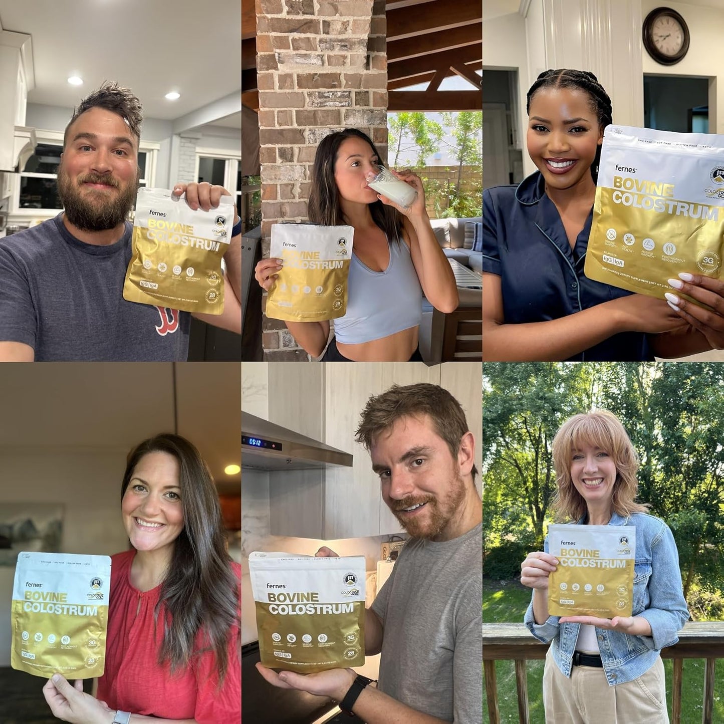 Grass Fed Whole Bovine Colostrum Powder for Women & Men – First Day Milking, Non GMO, Soy Free, Keto, Gluten Free – 28 Servings, 2.96 oz, Unflavored, Made in USA